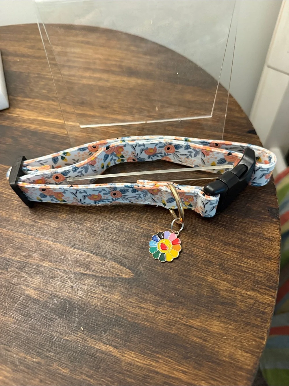 Floral Dog Collar- Large